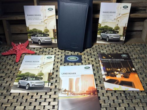 2016 range rover owners manual + navigation/rear media info v6 v8 lwb diesel swb