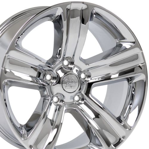 20&#034; fits dodge dakota ram 1500 sport style wheels chrome set of 4 20x9 rims w1x