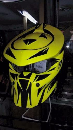 Jk 49 new fancy motorcycle handmade art dot helmet size s-xxl