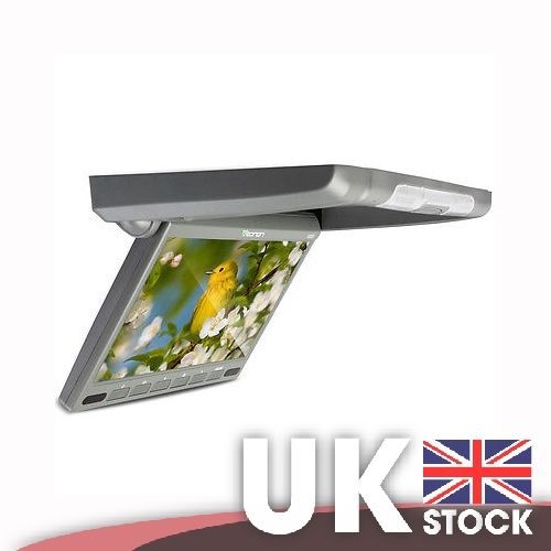 10.1&#034; digital screen hd flip down car monitor ceiling panel grey fit mini bus