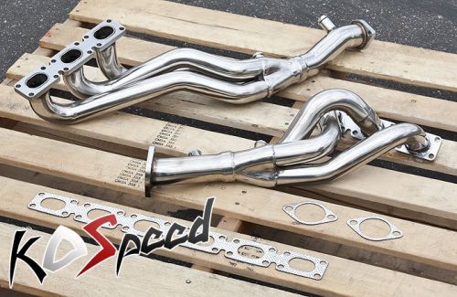 For bmw e39/e46 3/5 series z3 2.5/3.0 v6 stainless steel exhaust header+gasket