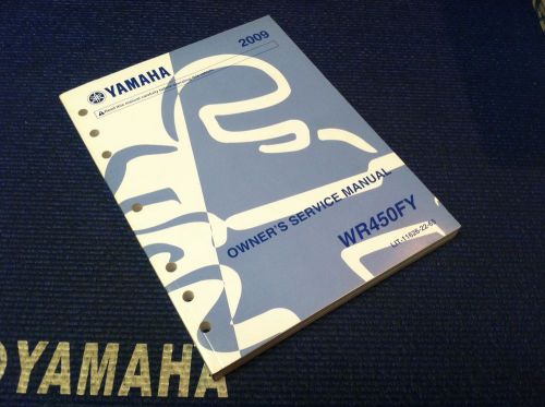 Yamaha oem owners service manual lit-11626-22-65 yamaha 2009 wr450fy