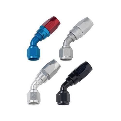 Fragola 104512 hose end reusable 45 deg -12 an hose to female -12 an red/blue ea