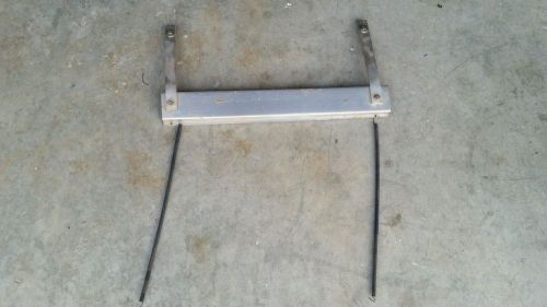 Alum radiator spring loaded hold down dirt late model imca race car