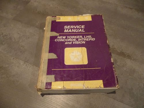 * 1996 dodge chrysler concorde lhs intrepid vision factory service manual worn