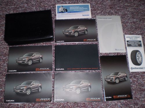 2013 acura rdx complete suv owners manual books navigation guide case all models