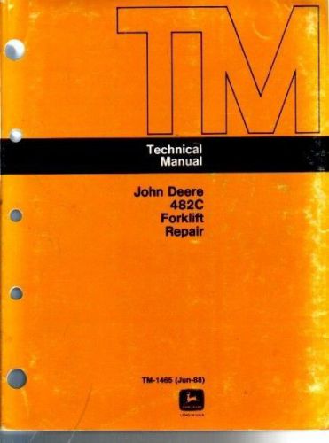 John deere 482c forklift technical shop service manual repair