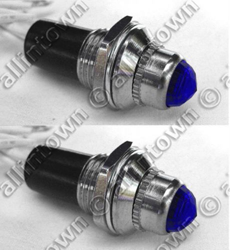 Blue pilot dash signal toggle indicator lights 12v