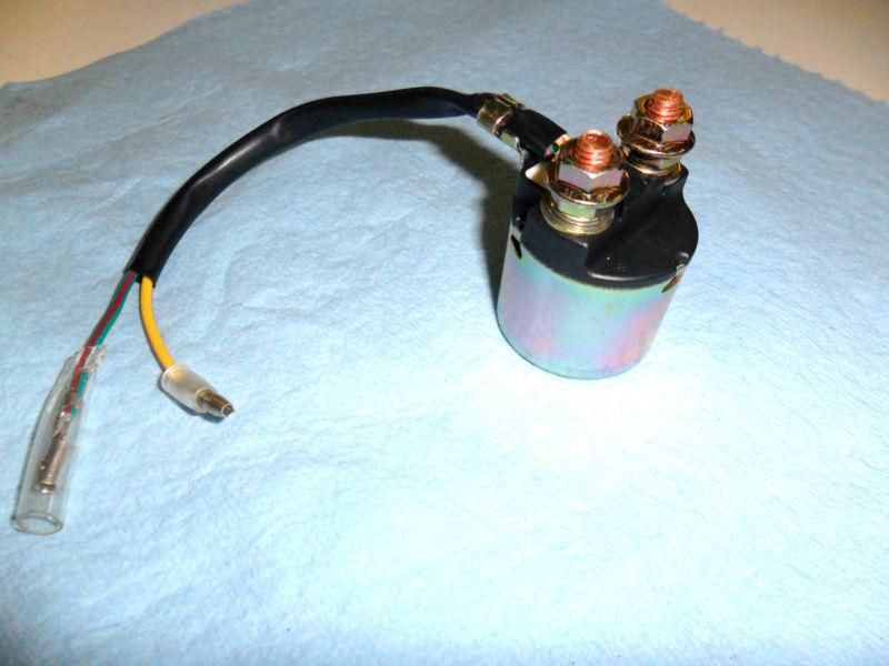 Starter solenoid,  fits honda , yamaha, suzuki, kawasaki, universal application