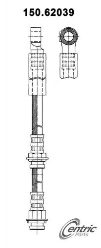 Centric parts 150.62039 front brake hose