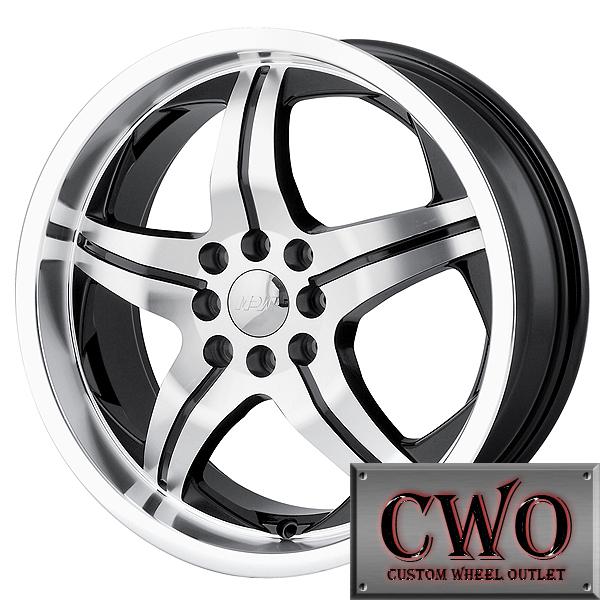 20 black mpw mp107 rims 5x120 5 lug bmw 1 3 series range rover cts buick cwo