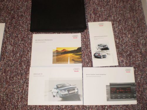 2008 audi a4 car owners manual books guide case all models