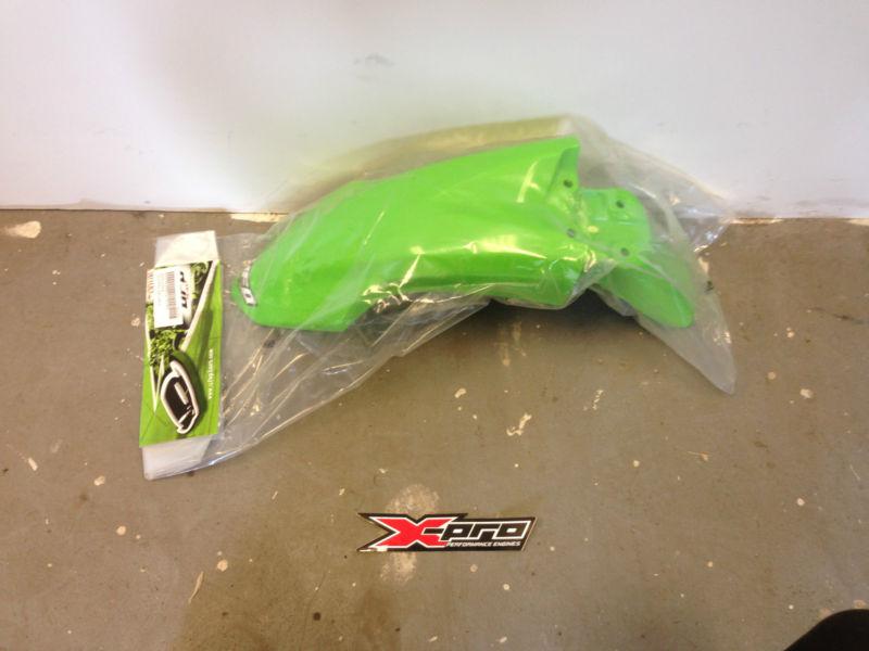 Kawasaki klx110 klx110l front fender green pit bike front fender klx110 plastics