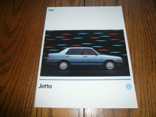 1989 vw jetta sales brochure