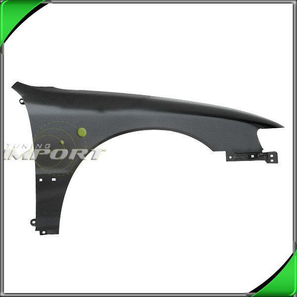 1994-1997 honda accord 4cyl passenger right front fender primered black steel rh