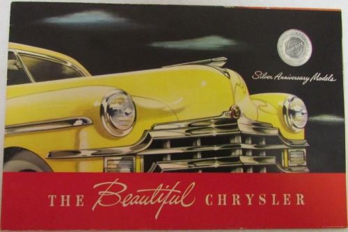 1949 chrysler original sales brochure royal windsor newport saratoga new yorker