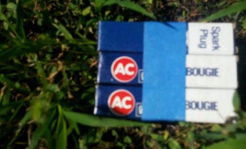 Spark plug conventional ac delco gm r43ts set of 6