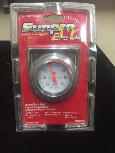 Sunpro vacuum boost gauge cp8203