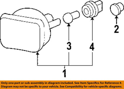 Gm oem 89044646 daytime running lamp-front-socket