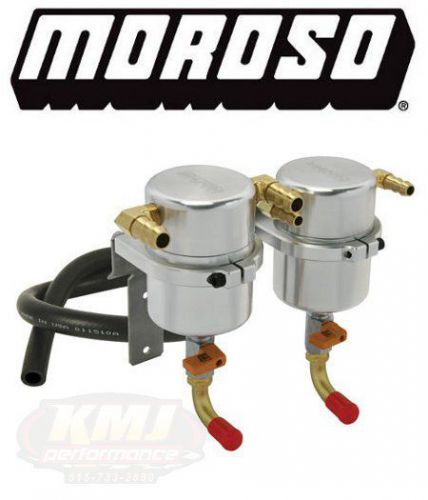 Moroso 85484 oil air separator tank aluminum 2006-2007 subaru wrx 2004-2007 sti