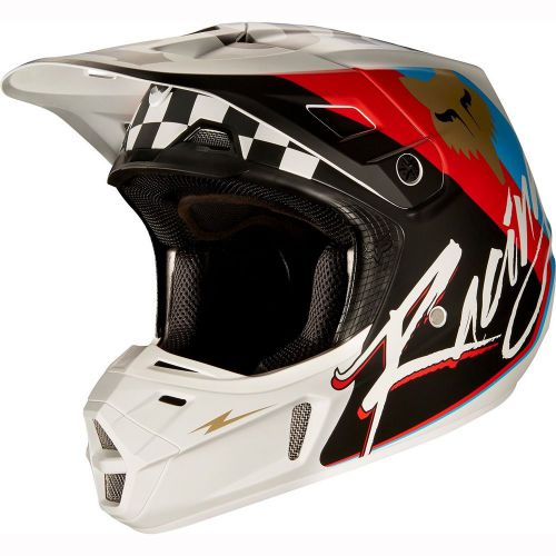 New fox racing v2 rohor motocross/off road helmet adult large black