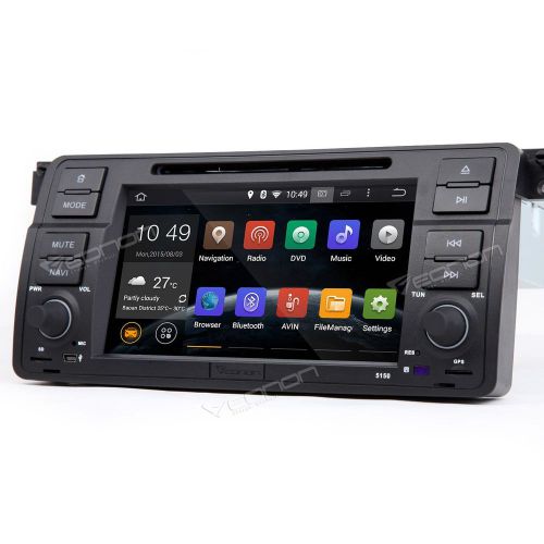 Android 7&#034; car dvd player gps navigation fm radio stereo wifi w for bmw e46 m3