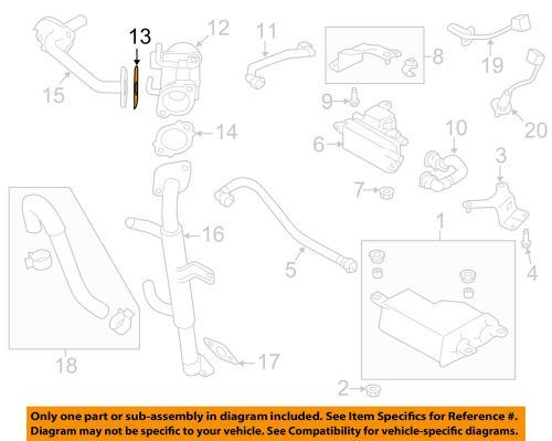 Subaru oem 14-15 forester-egr valve gasket 14738aa130