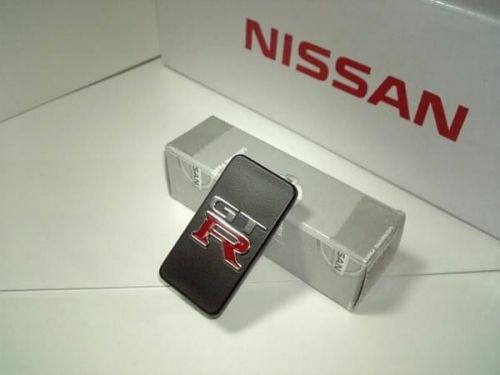 Jdm oem console switch mask emblem budge nissan skyline gtr r33 genuine japan