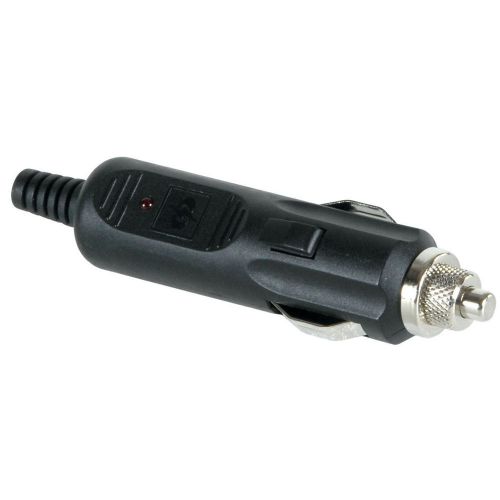 Cigarette lighter plug with led