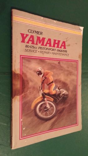 Clymer yamaha 80-175cc piston-port 1968-1976 service repair maintenance m410