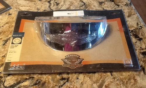 Harley davidson eagle wing headlamp visor nip