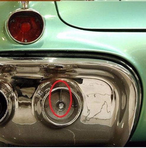 New set 1957 cadillac eldorado convertible bearritz seville tail light bullets
