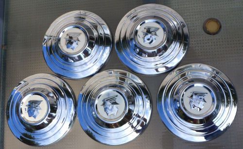 1955 1956 1957 mercury man hubcaps 55 56 57 set of (5) poverty dog dish