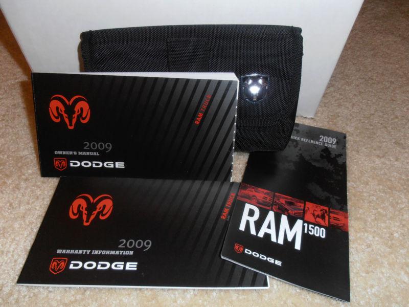 2009 dodge ram owner's owners manual +++!