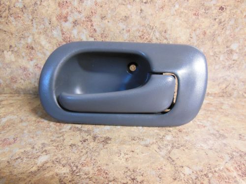 1996-2000 honda civic door handle inside inner right rear gray 4 door sedan