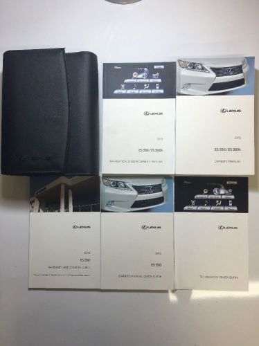 2013 lexus es 350  owners manual. free same day shipping!! #0541