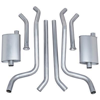 Summit racing header-back dual exhaust system 680121