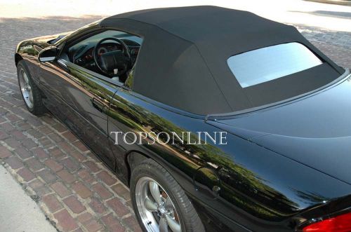 Camaro firebird 94-02 convertible top &amp; heated glass window oe haartz stayfast