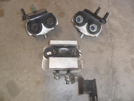 Used jdm  sr20 or ka24 solid aluminum motor mount set