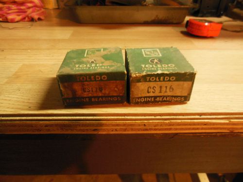 Vintage nos toledo steel products company engine camshaft bearing cs116