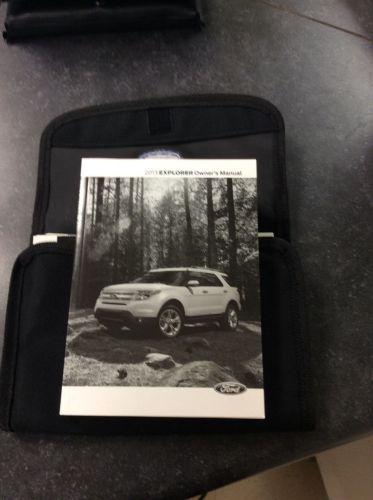 2013 explorer owners manual