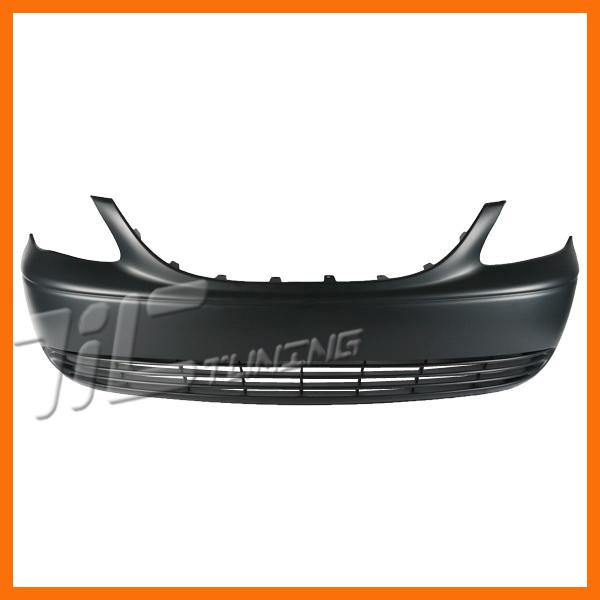 01-04 chrysler town country el/ex/lx primed front bumper cover w/o fog hole