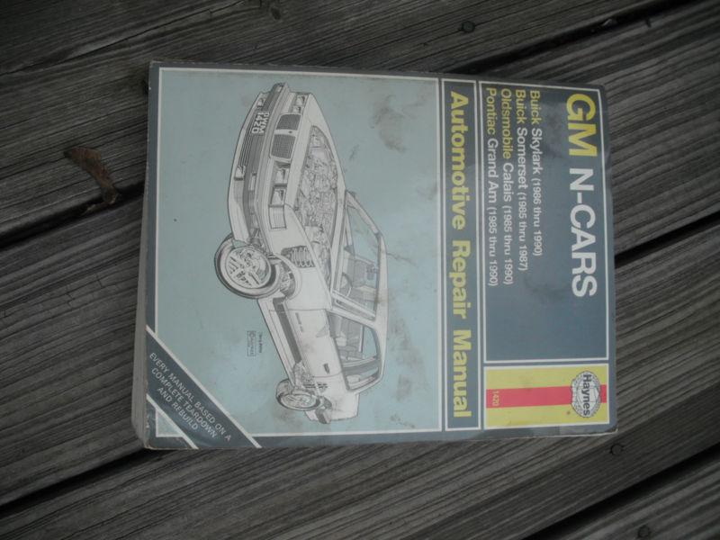 Haynes gm n cars repair manual