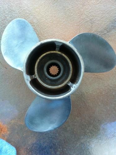 Omc johnson evinrude 12-3/4  x 21 stainless propeller 384702 marine boat