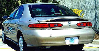 Painted mercury sable factory style i spoiler 1996-1999