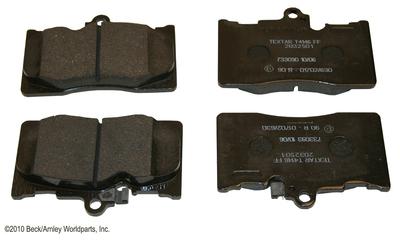 Beck arnley 089-1801 brake pad or shoe, front-disc brake pad