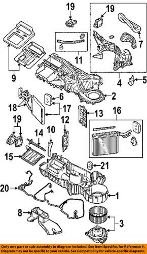 Mopar oem 5061099aa evaporator & heater-actuator