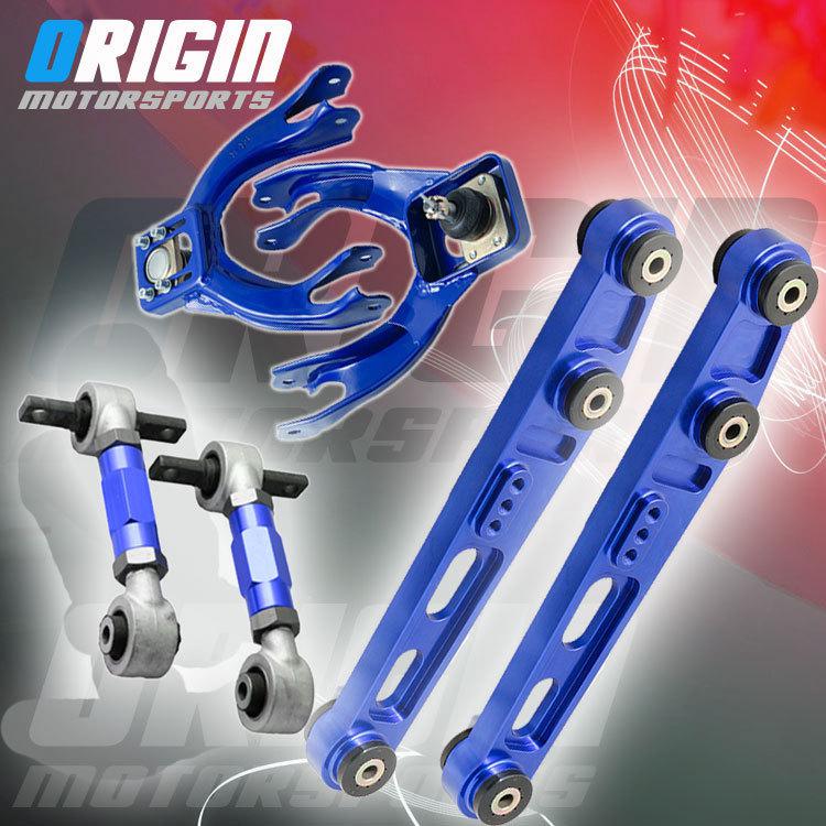 Blue civic eg si acura dc2 da lower control arms+ front upper+rear camber kit