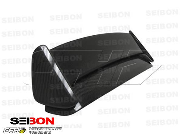 Seibon carbon fiber tr-style carbon fiber rear spoiler honda civic 96-00 ships f