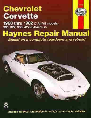 Corvette repair shop & service manual 1975 1976 1977 1978 1979 1980 1981 1982